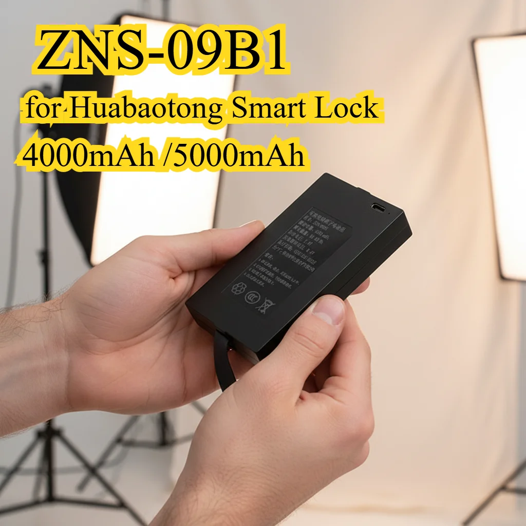 5000mAh ZNS-09B1 Replacement Battery for Huabaotong Smart Lock Li-ion Power Pack for ACEF Fingerprint/Electronic Code Locks
5000mAh ZNS-09B1 Replacement Battery for Huabaotong Smart Lock Li-ion Power Pack for ACEF Fingerprint/Electronic Code Locks