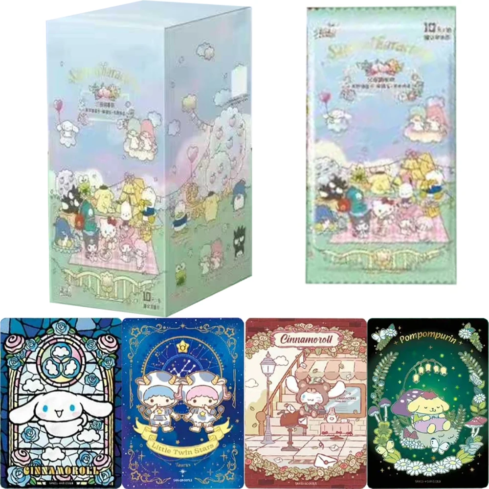 KAYOU Genuine Sanrio Card Flower Fragrance Story Mengmeng Collection Pack Sanrio Family Deluxe Edition Collectible Cards
KAYOU Genuine Sanrio Card Flower Fragrance Story Mengmeng Collection Pack Sanrio Family Deluxe Edition Collectible Cards