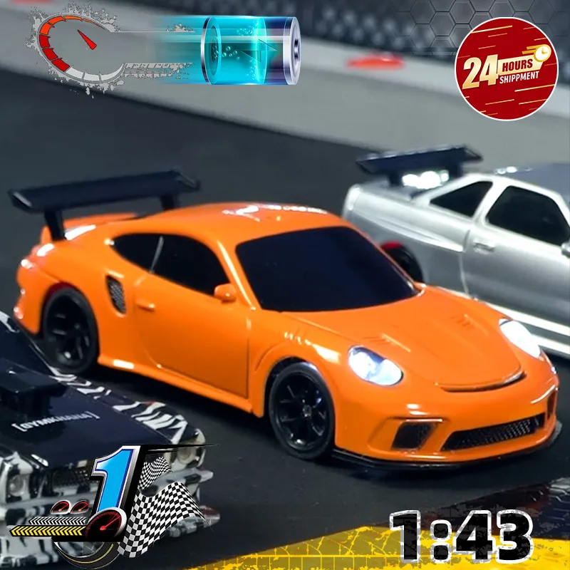 New 1/43 2.4G Mini RC Car 4WD Radio Remote Control Drift Cars Professional GTR Model High Speed Racing Toys for Children Gifts
New 1/43 2.4G Mini RC Car 4WD Radio Remote Control Drift Cars Professional GTR Model High Speed Racing Toys for Children Gifts