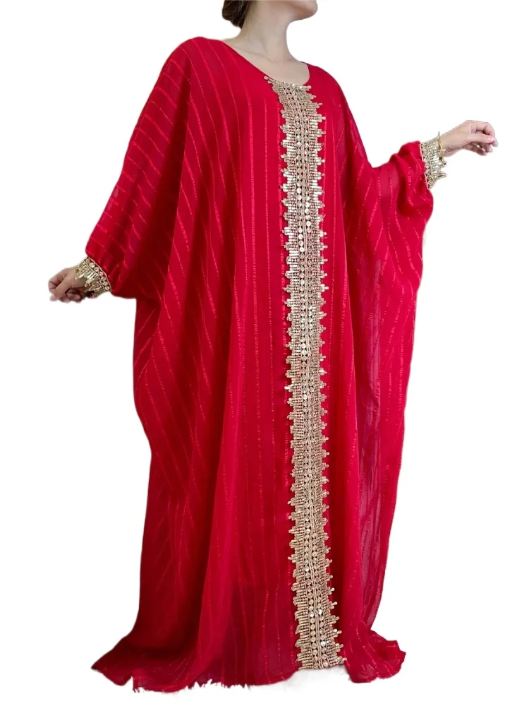 2023Free Size African Chiffon Dresses For Women Dashiki Traditional Kaftan Robe Elegant Wedding Party Dress Ramadan Dubai Abaya
2023Free Size African Chiffon Dresses For Women Dashiki Traditional Kaftan Robe Elegant Wedding Party Dress Ramadan Dubai Abaya