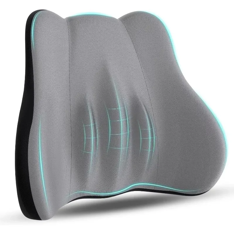 Lumbar Support Pillow, Memory Foam Lumbar Pillow for Lower Back Pain Relief, Back Support Pillow for Office Chair, Car Seat
Lumbar Support Pillow, Memory Foam Lumbar Pillow for Lower Back Pain Relief, Back Support Pillow for Office Chair, Car Seat