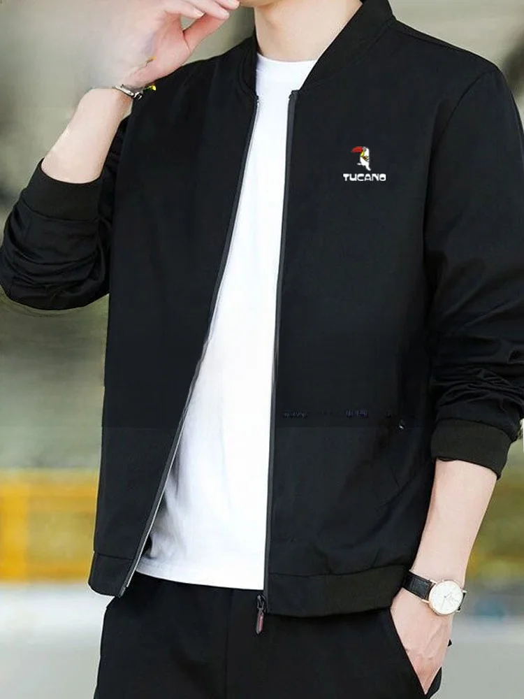 TUCANO Woodpeer round Ne Jaet Men's Slim Fit Breathable Casual Jaet Spring Autumn New Sle Polyester Fiber Coat
TUCANO Woodpeer round Ne Jaet Men's Slim Fit Breathable Casual Jaet Spring Autumn New Sle Polyester Fiber Coat