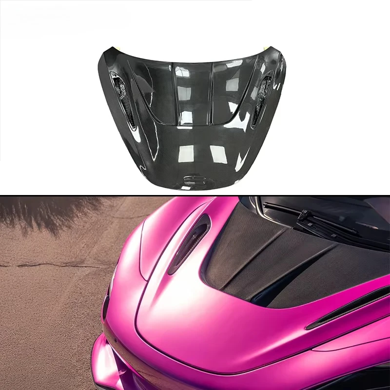 Dry Carbon R Style Hood Engine Car Automotive Exterior Accessories for McLaren 750S
Dry Carbon R Style Hood Engine Car Automotive Exterior Accessories for McLaren 750S