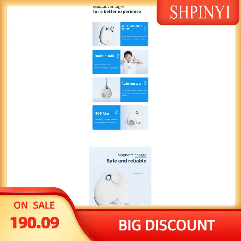 Умный персональный GPS-трекер, водонепроницаемый GPS-трекер с защитой от потери, SOS-сигнализация, приложение, дистанционное управление, поддержка двух SIM-карт GSM/WIFI/GPRS 
Умный персональный GPS-трекер, водонепроницаемый GPS-трекер с защитой от потери, SOS-сигнализация, приложение, дистанционное управление, поддержка двух SIM-карт GSM/WIFI/GPRS