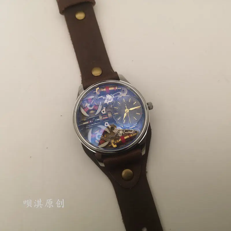 Douyin Internet celebrity watch, handmade original DIY steampunk watch turbocharger imported quartz watch
Douyin Internet celebrity watch, handmade original DIY steampunk watch turbocharger imported quartz watch