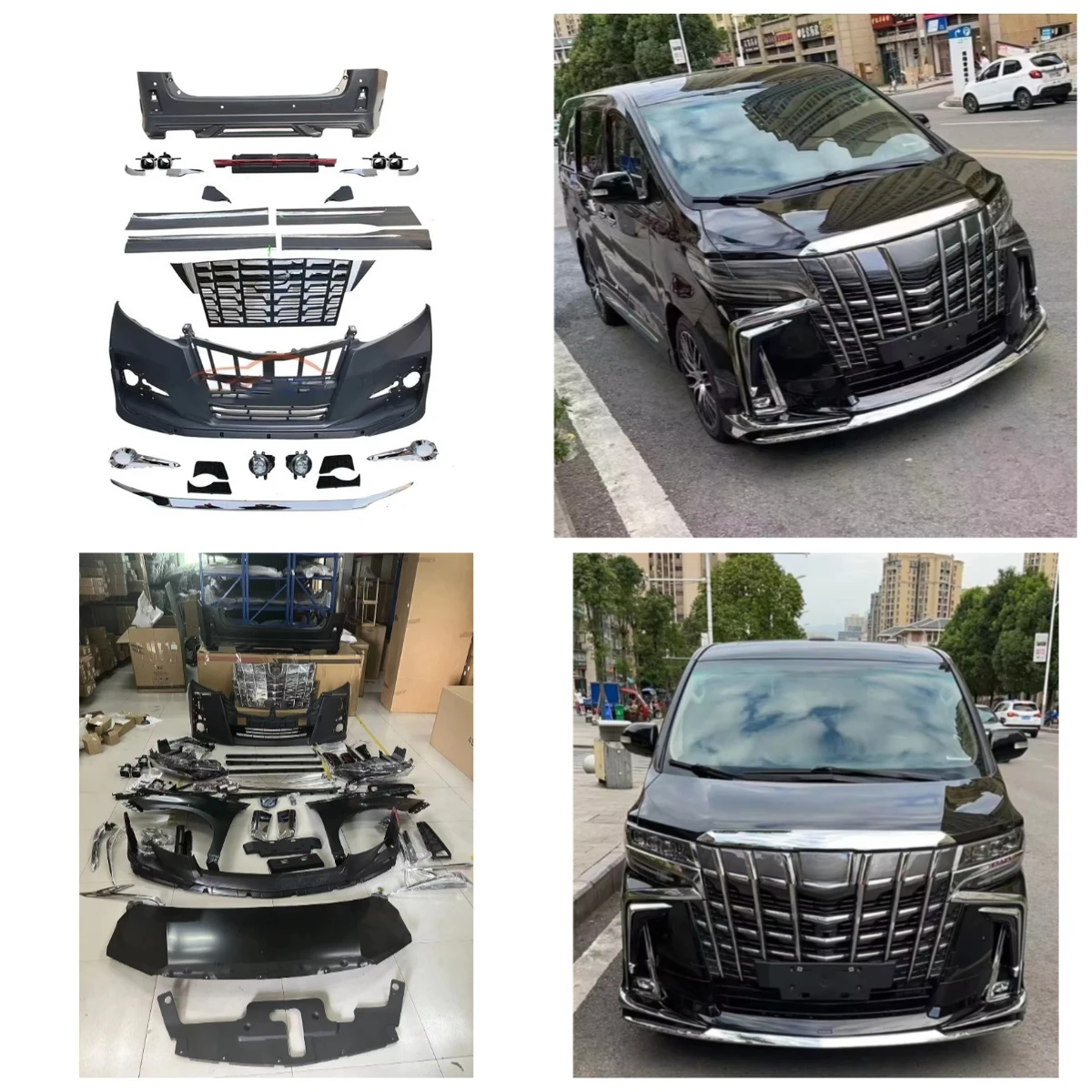 Car Accessories Car Front And Rear Bumper Auto Body Kits For Alphard 2008-2014 Upgrade 2018 SC Front Facelift HeadLights Body Ki
Car Accessories Car Front And Rear Bumper Auto Body Kits For Alphard 2008-2014 Upgrade 2018 SC Front Facelift HeadLights Body Ki