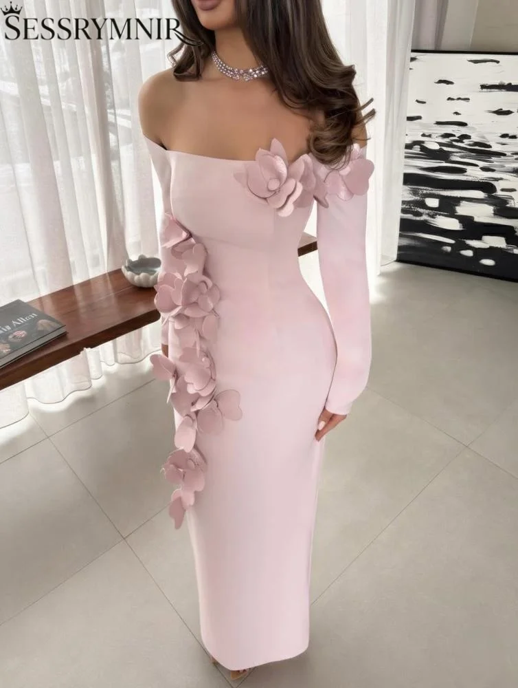 SESSRYMNIR Women'S Wedding Party Attire Customize Off-The-Shoulder Flowers Evening Dresses Floor-Length Ruffled Long Sleeves
SESSRYMNIR Women'S Wedding Party Attire Customize Off-The-Shoulder Flowers Evening Dresses Floor-Length Ruffled Long Sleeves