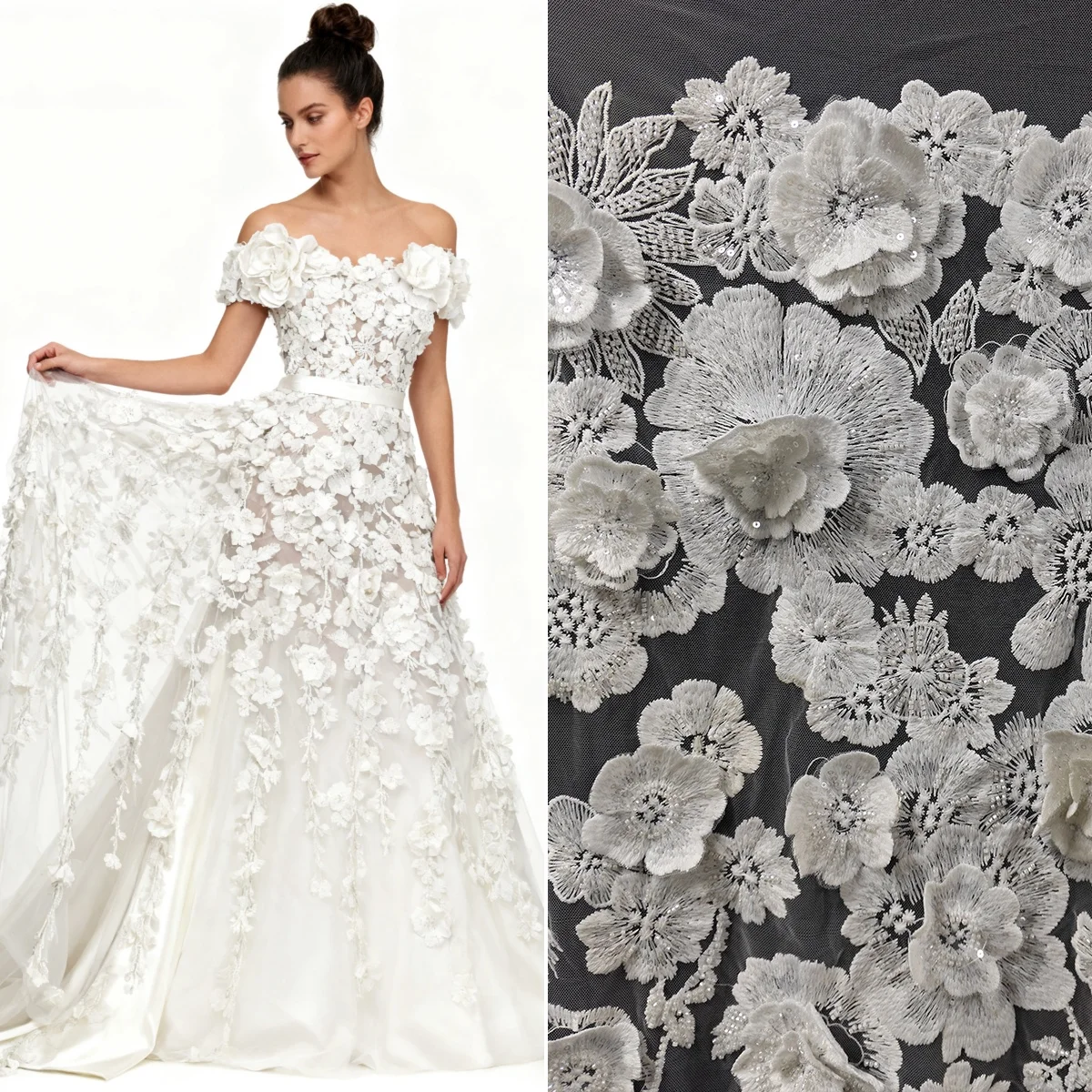 Новая роскошная трехмерная цветочная бусина для ногтей, вышивка блестками, ткань для свадебного платья, подарочная одежда, аксессуары ручной работы «сделай сам»
Новая роскошная трехмерная цветочная бусина для ногтей, вышивка блестками, ткань для свадебного платья, подарочная одежда, аксессуары ручной работы «сделай сам»