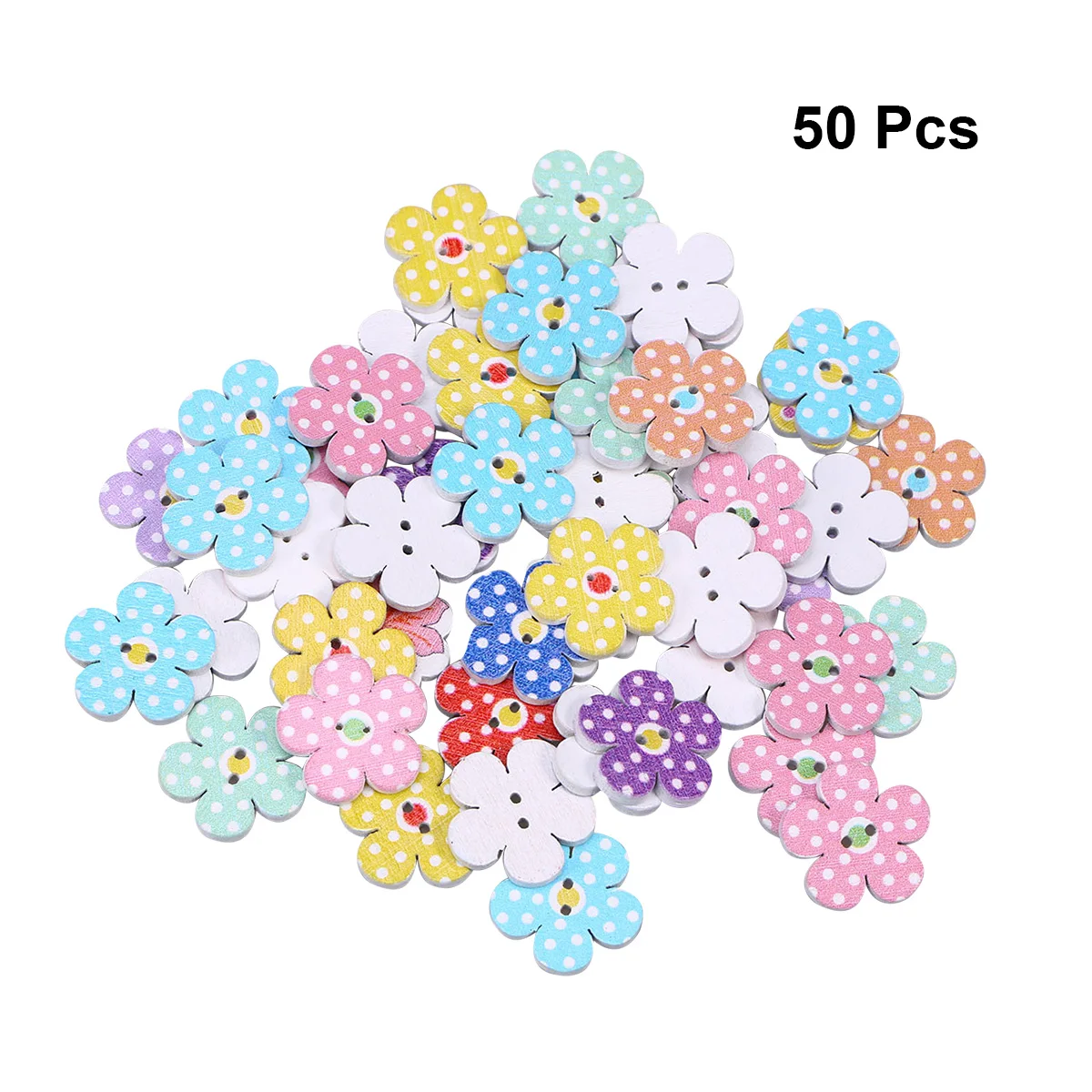 50 Pcs Colorful Flower Wooden Buttons 2 Holes for Sewing Craft DIY Projects Baby Sweater Decorative Clothes Embroidery
50 Pcs Colorful Flower Wooden Buttons 2 Holes for Sewing Craft DIY Projects Baby Sweater Decorative Clothes Embroidery