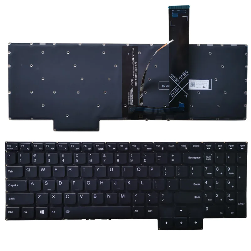 New for Lenovo Legion R7000 2020 R7000P 2020 laptop Keyboard US backlit no frame
New for Lenovo Legion R7000 2020 R7000P 2020 laptop Keyboard US backlit no frame