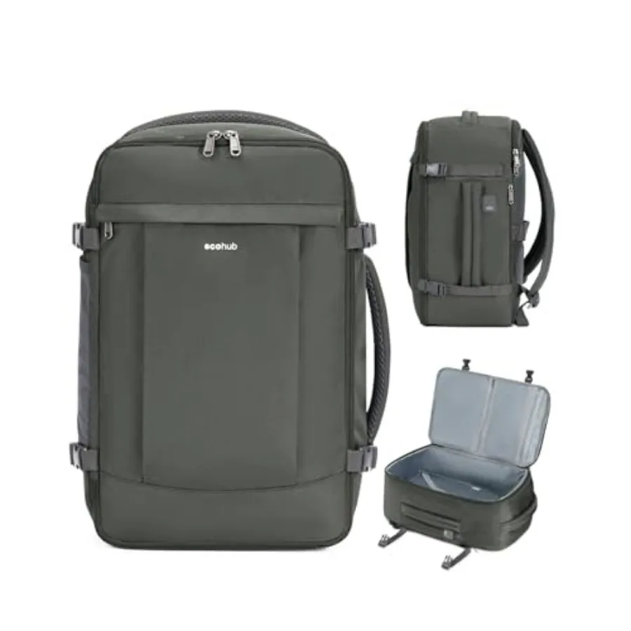 Travel Backpack for Men Women, Carry on Backpack with USB Charging Hole, Spirit Airlines Personal Item Bag Flight Approved, 15.
Travel Backpack for Men Women, Carry on Backpack with USB Charging Hole, Spirit Airlines Personal Item Bag Flight Approved, 15.