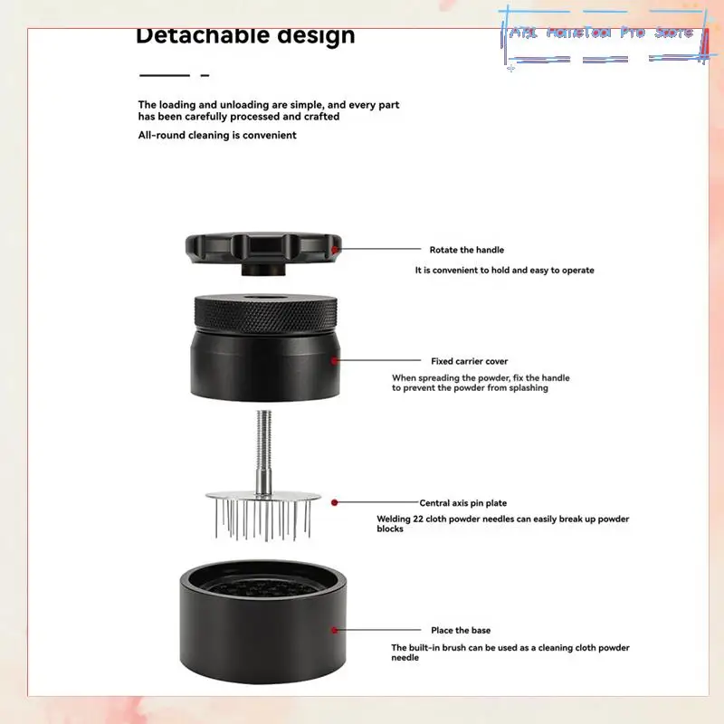 51MM Adjustable Coffee Distributor Coffee Powder Distributor Needle Coffee Powder Stirring Tool-A73I
51MM Adjustable Coffee Distributor Coffee Powder Distributor Needle Coffee Powder Stirring Tool-A73I