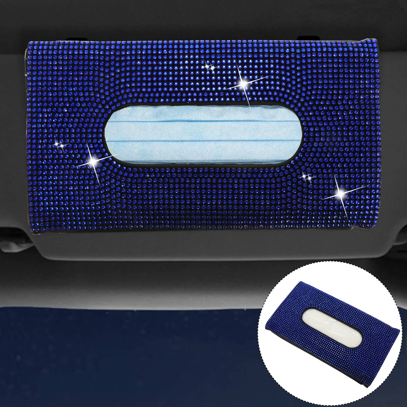 1Pcs Premium Car Visor Tissue Holder Diamond Embellished Hanging Napkin Case for Vehicle Dashboard Sunshade Storage
1Pcs Premium Car Visor Tissue Holder Diamond Embellished Hanging Napkin Case for Vehicle Dashboard Sunshade Storage