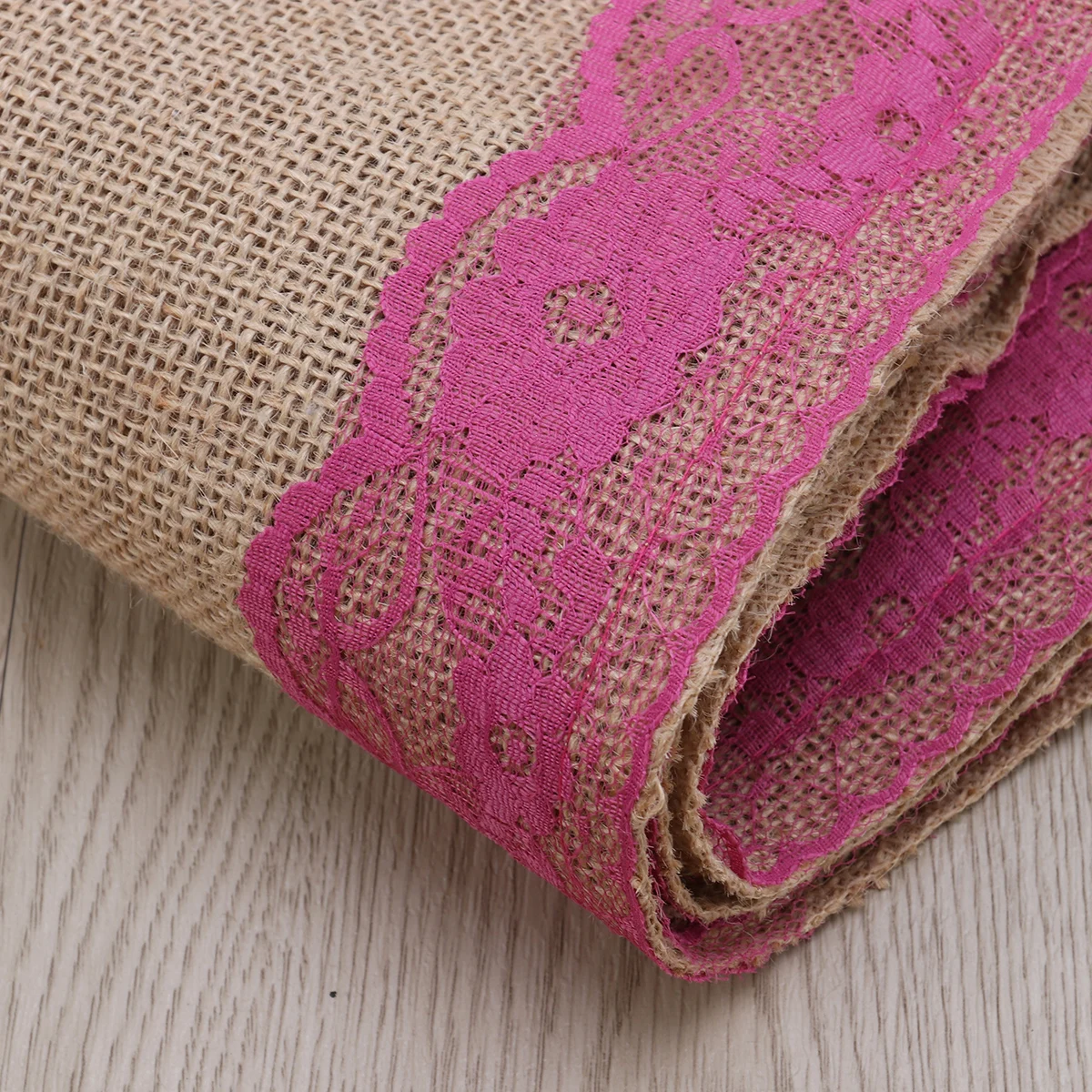 275X30Cm Burlap Table Runner Lace Edging Rustic Elegant Decor Wedding Christmas Party Home Dining Tables Reusable Fabric Rose
275X30Cm Burlap Table Runner Lace Edging Rustic Elegant Decor Wedding Christmas Party Home Dining Tables Reusable Fabric Rose