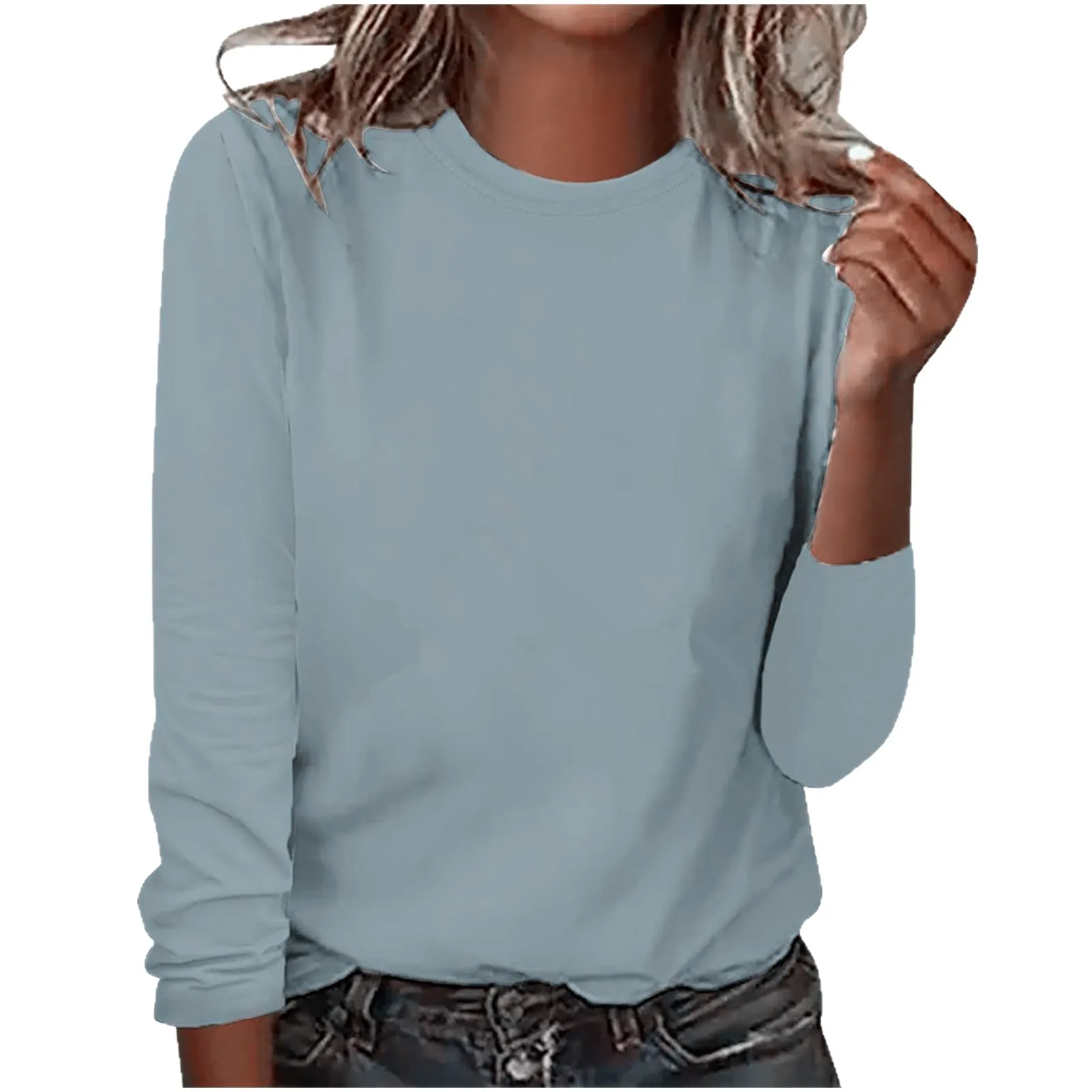 Pure Cotton Long Sleeve T-Shirt Women's Casual Round Neck Loose Fit Autumn New Style Comfortable Streetwear for Women
Pure Cotton Long Sleeve T-Shirt Women's Casual Round Neck Loose Fit Autumn New Style Comfortable Streetwear for Women