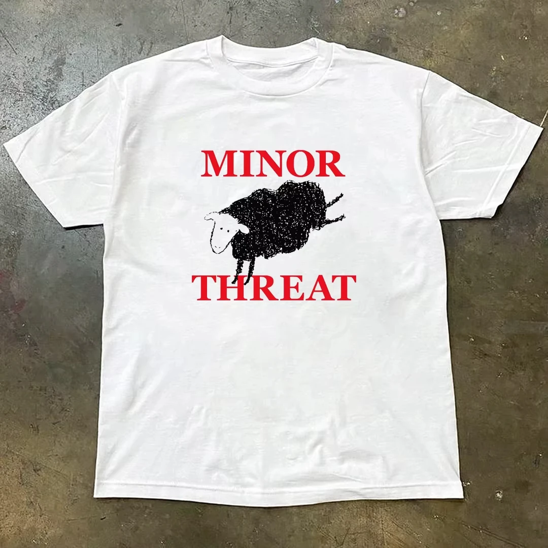 2025 Новая американская футболка Hardcore MINOR THREAT Band, модная брендовая хлопковая футболка в стиле панк-рок с круглым вырезом и коротким рукавом, футболка из чистого хлопка
2025 Новая американская футболка Hardcore MINOR THREAT Band, модная брендовая хлопковая футболка в стиле панк-рок с круглым вырезом и коротким рукавом, футболка из чистого хлопка