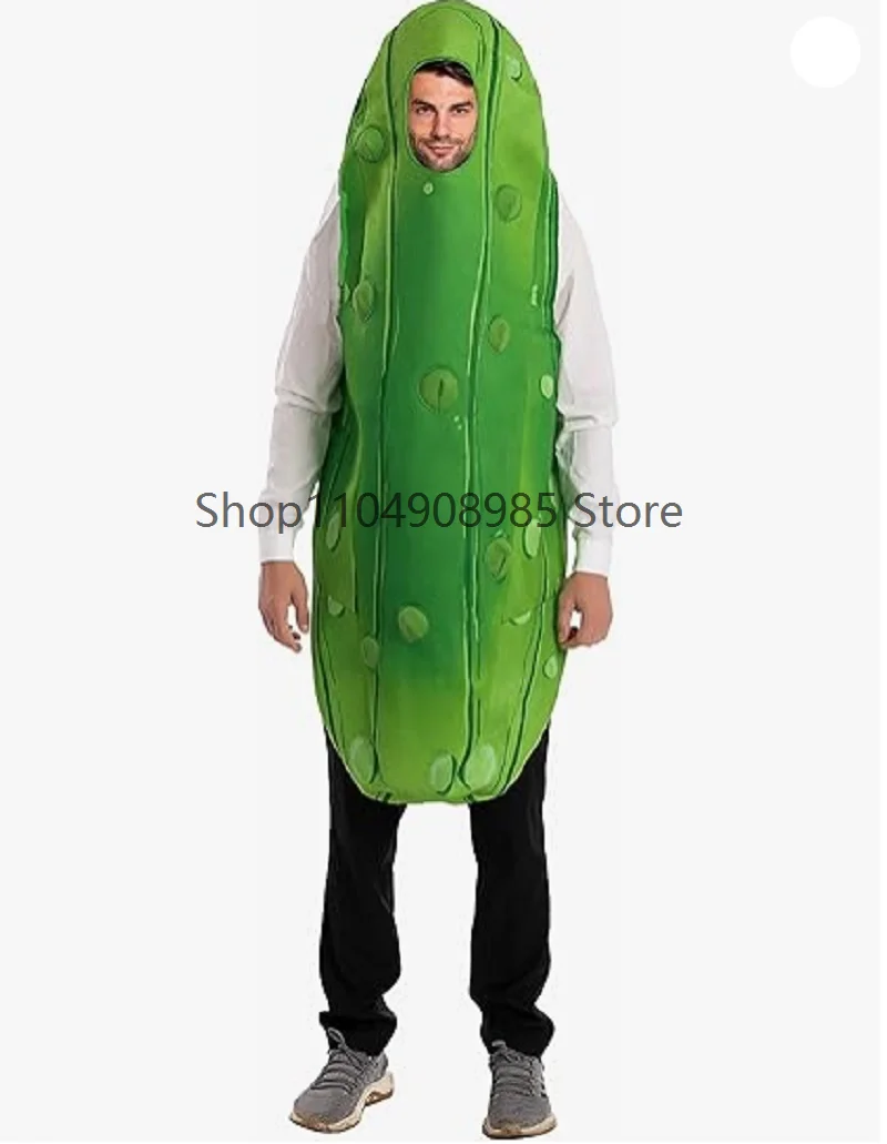 Adult Green Costume Unisex Food Costume Funny Vegetable Costume for Men Women Jumpsuit for Cosplay Outfits Dress Up Set
Adult Green Costume Unisex Food Costume Funny Vegetable Costume for Men Women Jumpsuit for Cosplay Outfits Dress Up Set