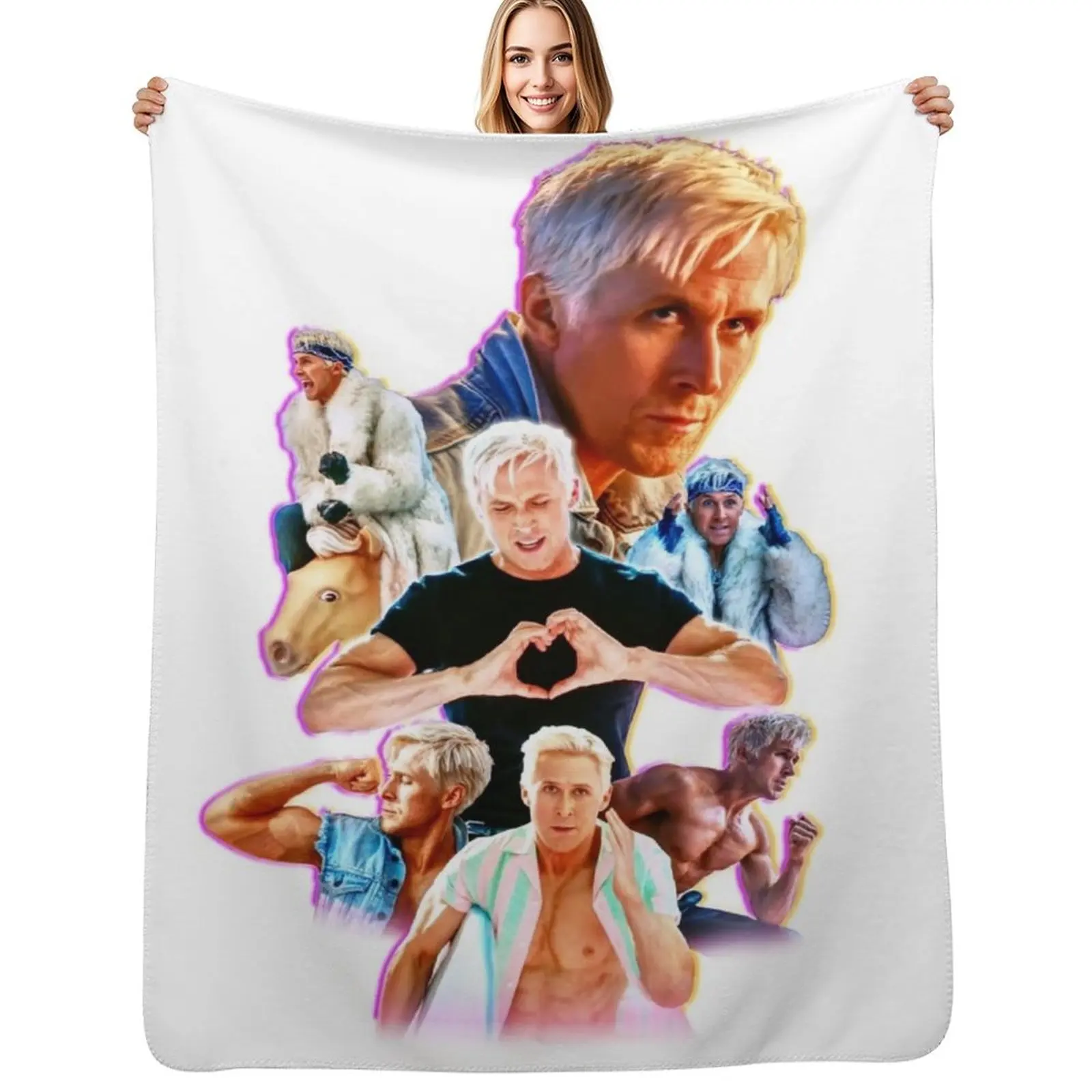 Ryan Gosling Kenergy T-Shirt Throw Blanket Machine Washable Soft Warm Blanket
Ryan Gosling Kenergy T-Shirt Throw Blanket Machine Washable Soft Warm Blanket