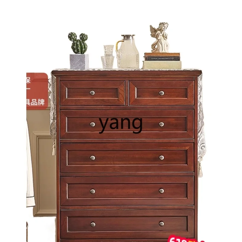 Yjq American retro all solid wood bedroom storage chest drawer living room five bucket storage cabinet
Yjq American retro all solid wood bedroom storage chest drawer living room five bucket storage cabinet
