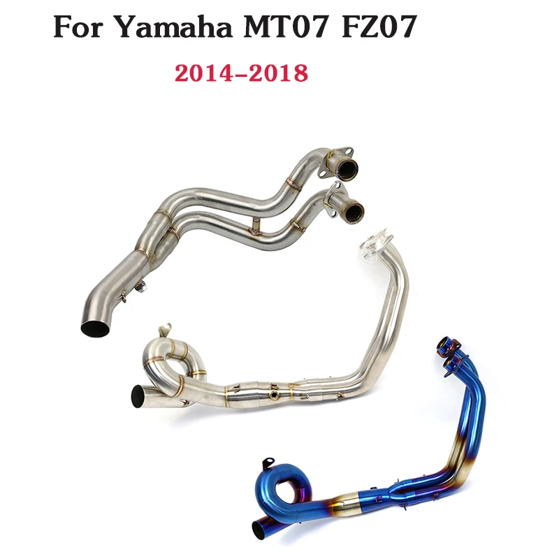 For Yamaha MT07 FZ07 FZ-07 MT-07 FZ 2014-2018 Motorcycle Exhaust 51mm System Front Pipe Muffler Pit Bike Racing Motorcross
For Yamaha MT07 FZ07 FZ-07 MT-07 FZ 2014-2018 Motorcycle Exhaust 51mm System Front Pipe Muffler Pit Bike Racing Motorcross