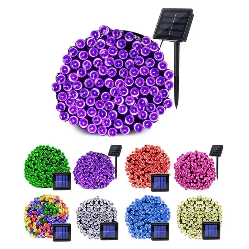 200 LED Solar String Light Color Light String 8 Mode Flashing Light Outdoor Atmosphere Light Lawn Courtyard Decoration Light
200 LED Solar String Light Color Light String 8 Mode Flashing Light Outdoor Atmosphere Light Lawn Courtyard Decoration Light