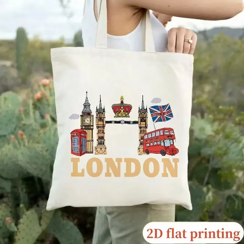 Aesthetic London Graphic Canvas Tote Bag Women Union Jack UK Flag Printed Shopper Bag Fashion Casual Shoulder Handbag Purse
Aesthetic London Graphic Canvas Tote Bag Women Union Jack UK Flag Printed Shopper Bag Fashion Casual Shoulder Handbag Purse