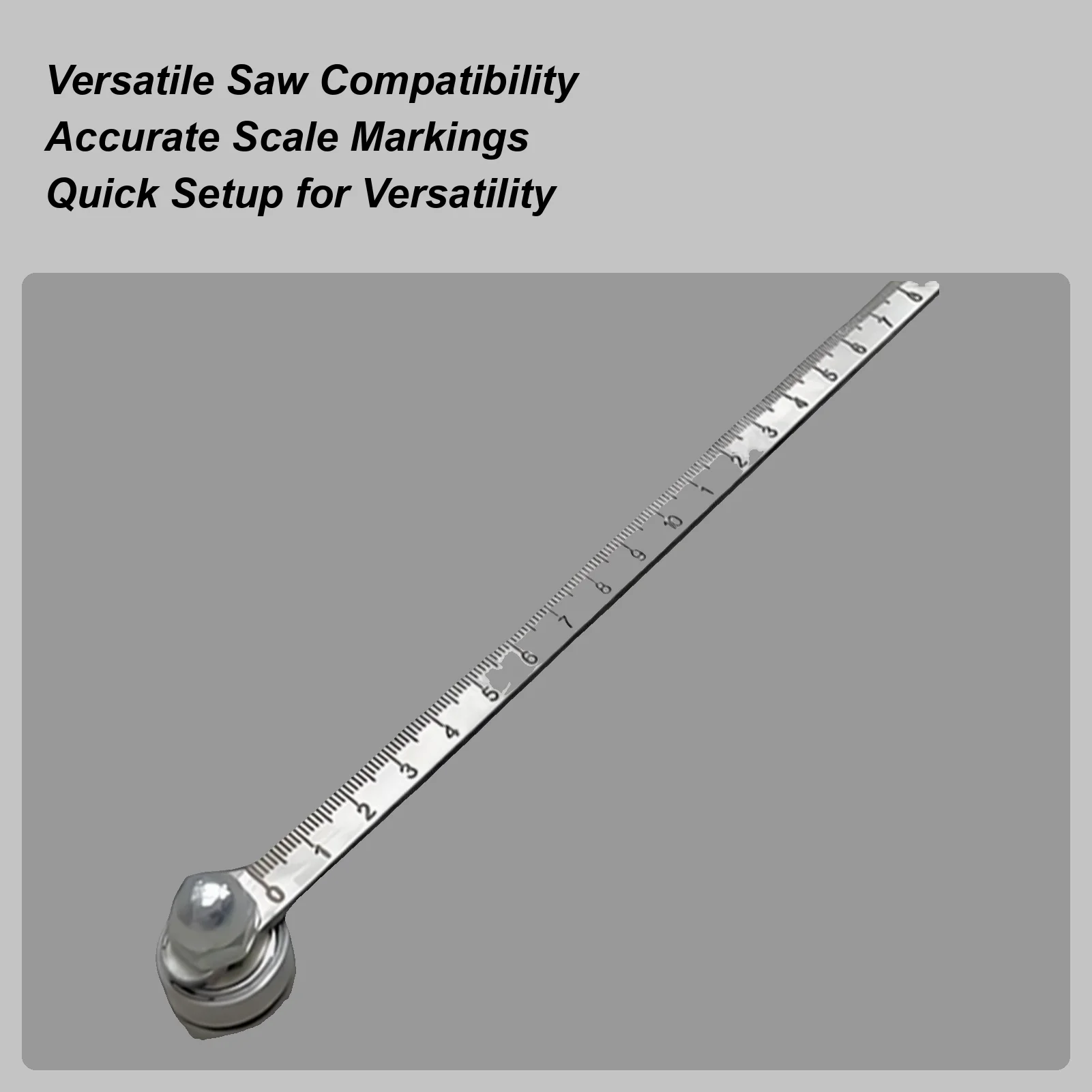 Wood Positioning Ruler Heavy-Duty Stainless Steel Easy Wood Cutting Ruler For Professionals Carpentry Beginners Crafting