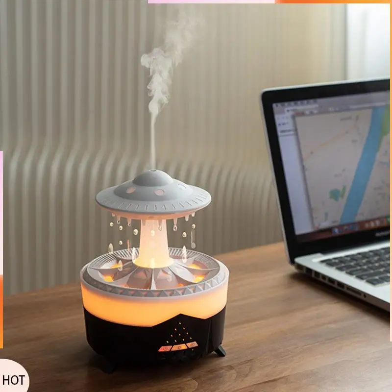 A49Z Rain Cloud Night Light Humidifier With Raining Water Drop Sound And 7 Color LED Light Essential Oil Diffuser, C Easy To Use
A49Z Rain Cloud Night Light Humidifier With Raining Water Drop Sound And 7 Color LED Light Essential Oil Diffuser, C Easy To Use