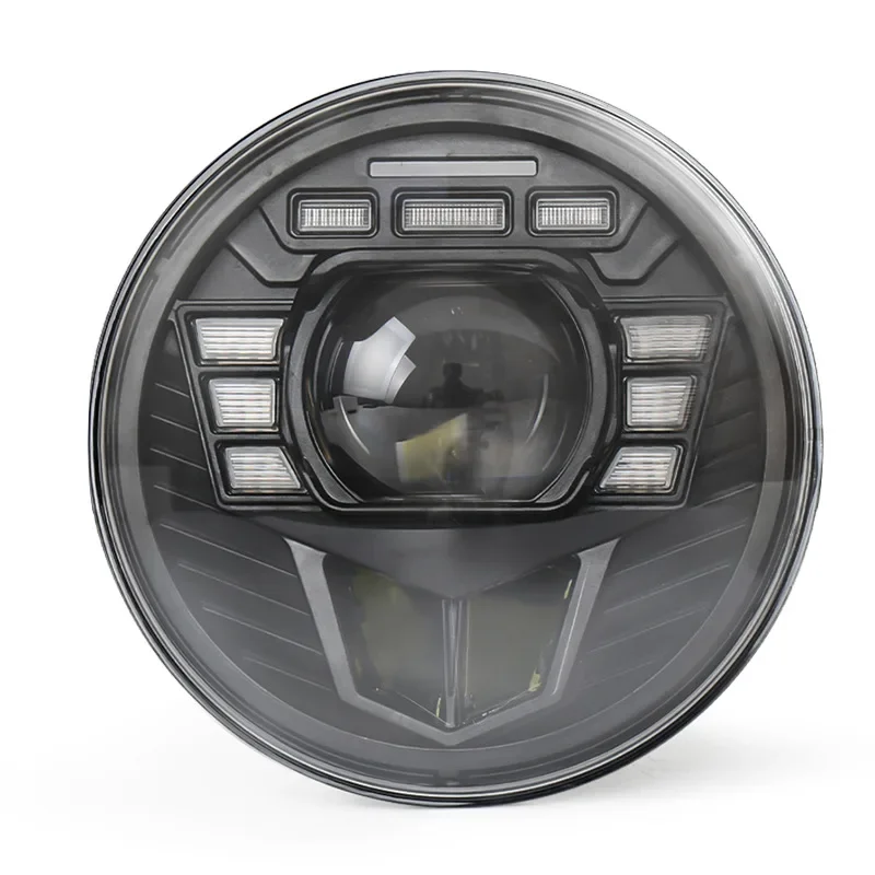 Suitable for jeep wrangler harley modified 7 inch near and far light tangent light type led round headlight headlight
Suitable for jeep wrangler harley modified 7 inch near and far light tangent light type led round headlight headlight
