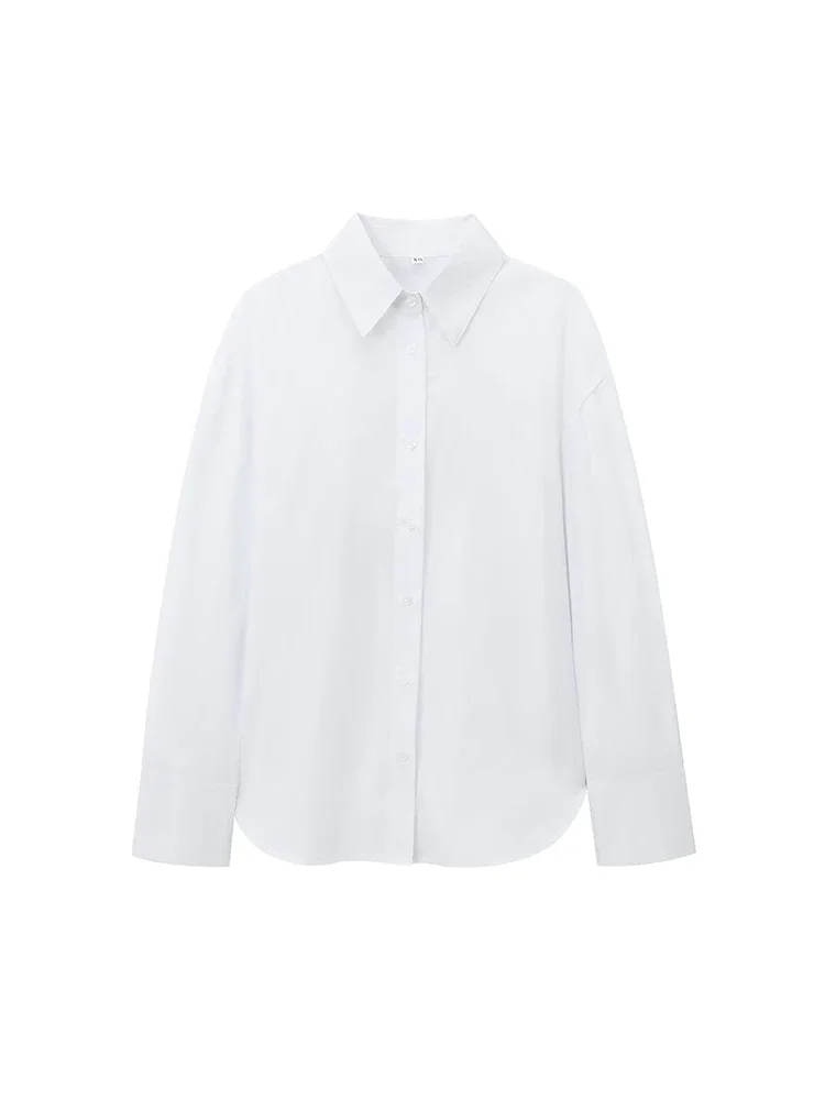 Willshela Women Fashion White Lace Up Single Breasted Blouse Vintage Lapel Neck Long Sleeves Female Chic Lady Shirts
Willshela Women Fashion White Lace Up Single Breasted Blouse Vintage Lapel Neck Long Sleeves Female Chic Lady Shirts