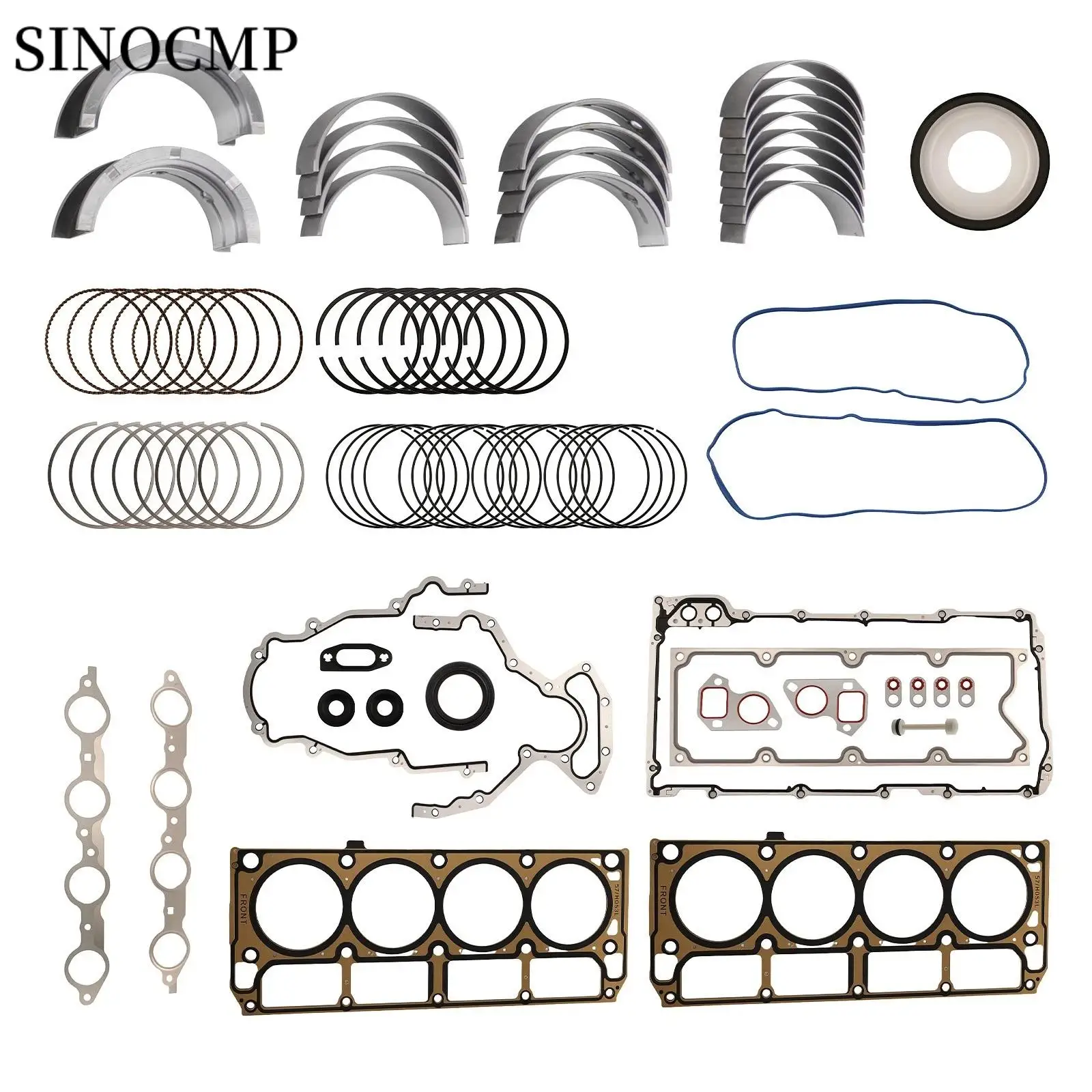 Engine Rebuild Re-Ring Kit 12558178 12617944 BTR73450 12612350 12630223 CB-663 For GM Chevy GMC LS Gen III IV 4.8L 5.3L CAR
Engine Rebuild Re-Ring Kit 12558178 12617944 BTR73450 12612350 12630223 CB-663 For GM Chevy GMC LS Gen III IV 4.8L 5.3L CAR