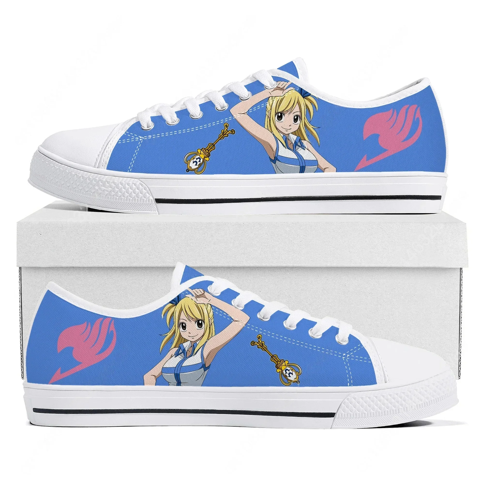 Кроссовки Lucy Heartfilia Fairy Tail с низким верхом, высококачественные мужские и женские кеды из канваса, парная обувь, белые кроссовки на заказ
Кроссовки Lucy Heartfilia Fairy Tail с низким верхом, высококачественные мужские и женские кеды из канваса, парная обувь, белые кроссовки на заказ