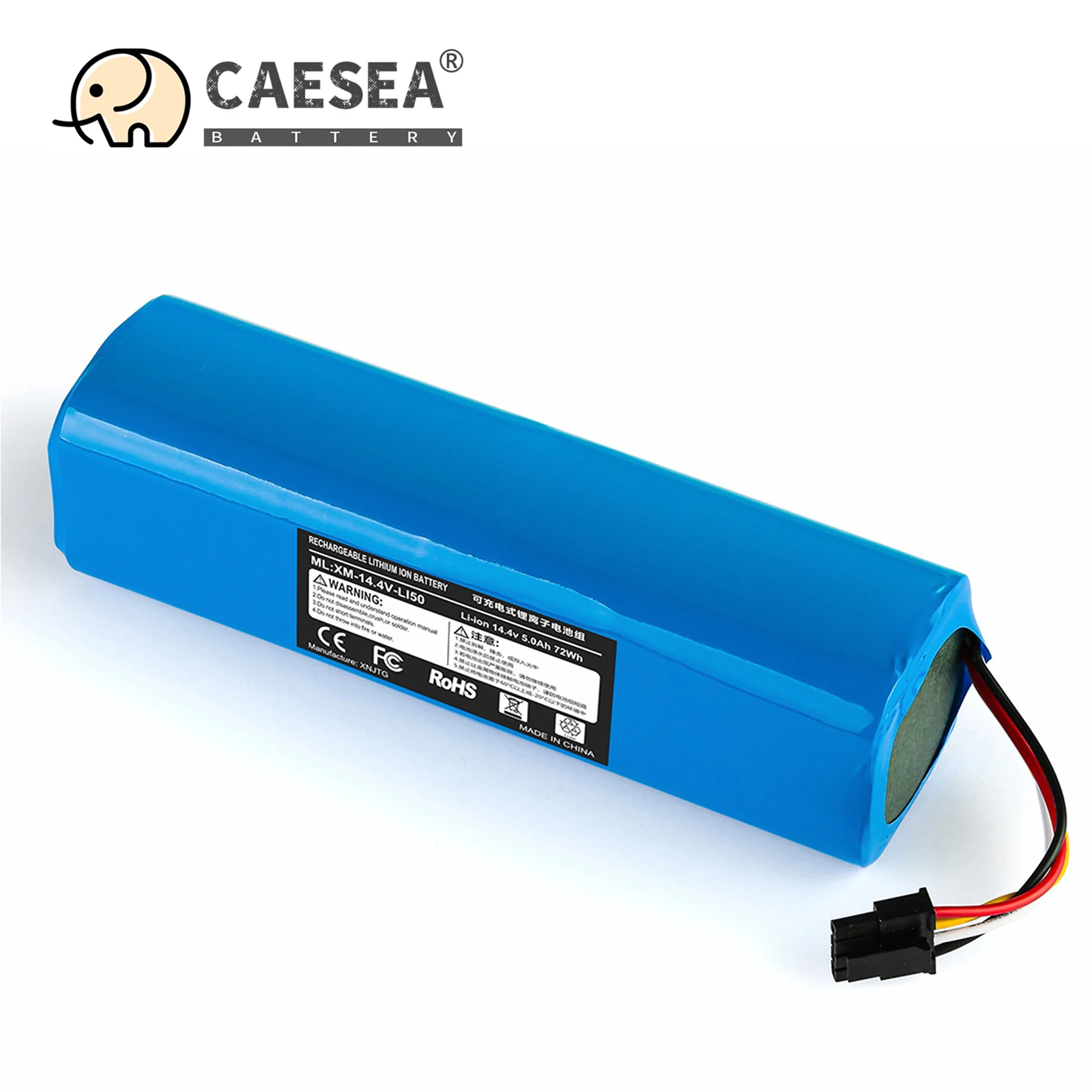 Литий-ионный аккумулятор cesea 14,4 В 5000 мАч для робота-пылесоса Xiaomi Mijia 1C 2C STYTJ01ZHM XMSTJQR2C
Литий-ионный аккумулятор cesea 14,4 В 5000 мАч для робота-пылесоса Xiaomi Mijia 1C 2C STYTJ01ZHM XMSTJQR2C