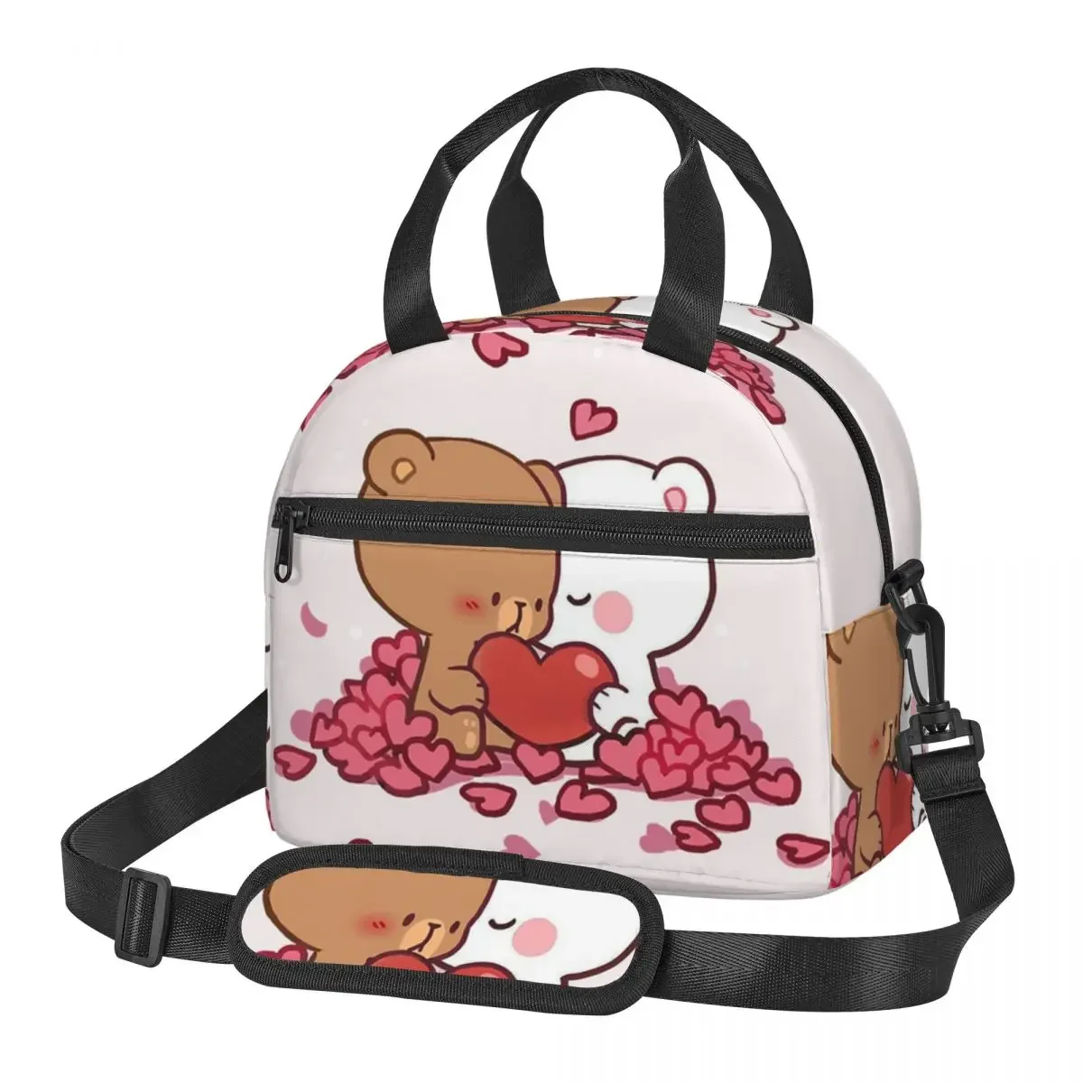 Персик и Гома Бубу Дуду Воздушный шар Сумки для обеда Изолированная коробка для бенто Портативная сумка для обеда Сумки для пикника Сумка-холодильник для женщин и девочек 
Персик и Гома Бубу Дуду Воздушный шар Сумки для обеда Изолированная коробка для бенто Портативная сумка для обеда Сумки для пикника Сумка-холодильник для женщин и девочек