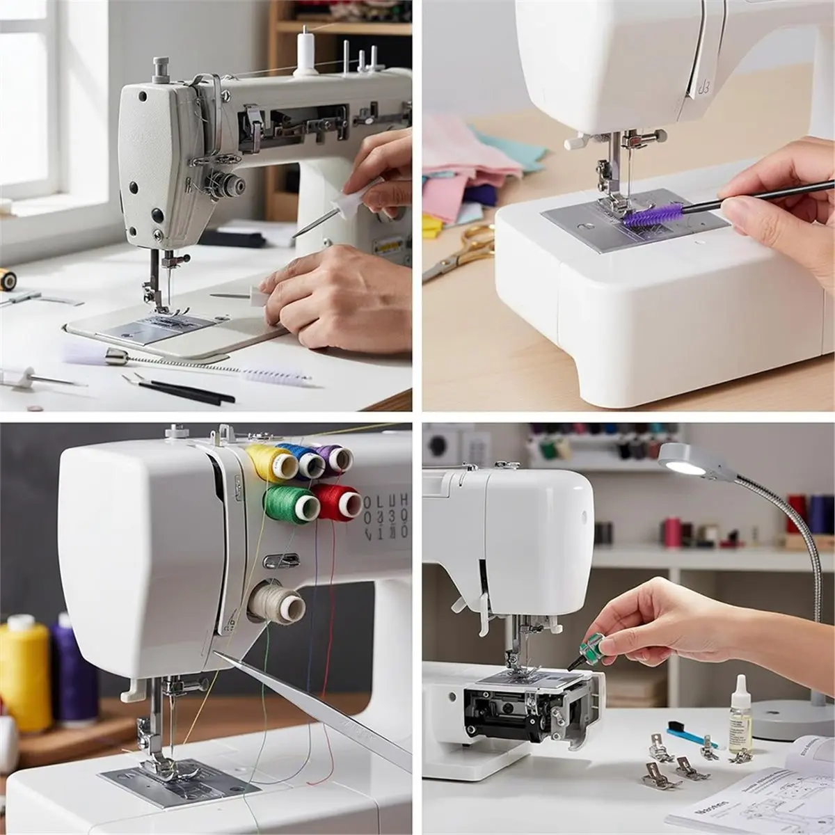 Набор для обслуживания швейных машин из 13 предметов: пинцеты, отвертки, щетки для эффективной очистки
Набор для обслуживания швейных машин из 13 предметов: пинцеты, отвертки, щетки для эффективной очистки