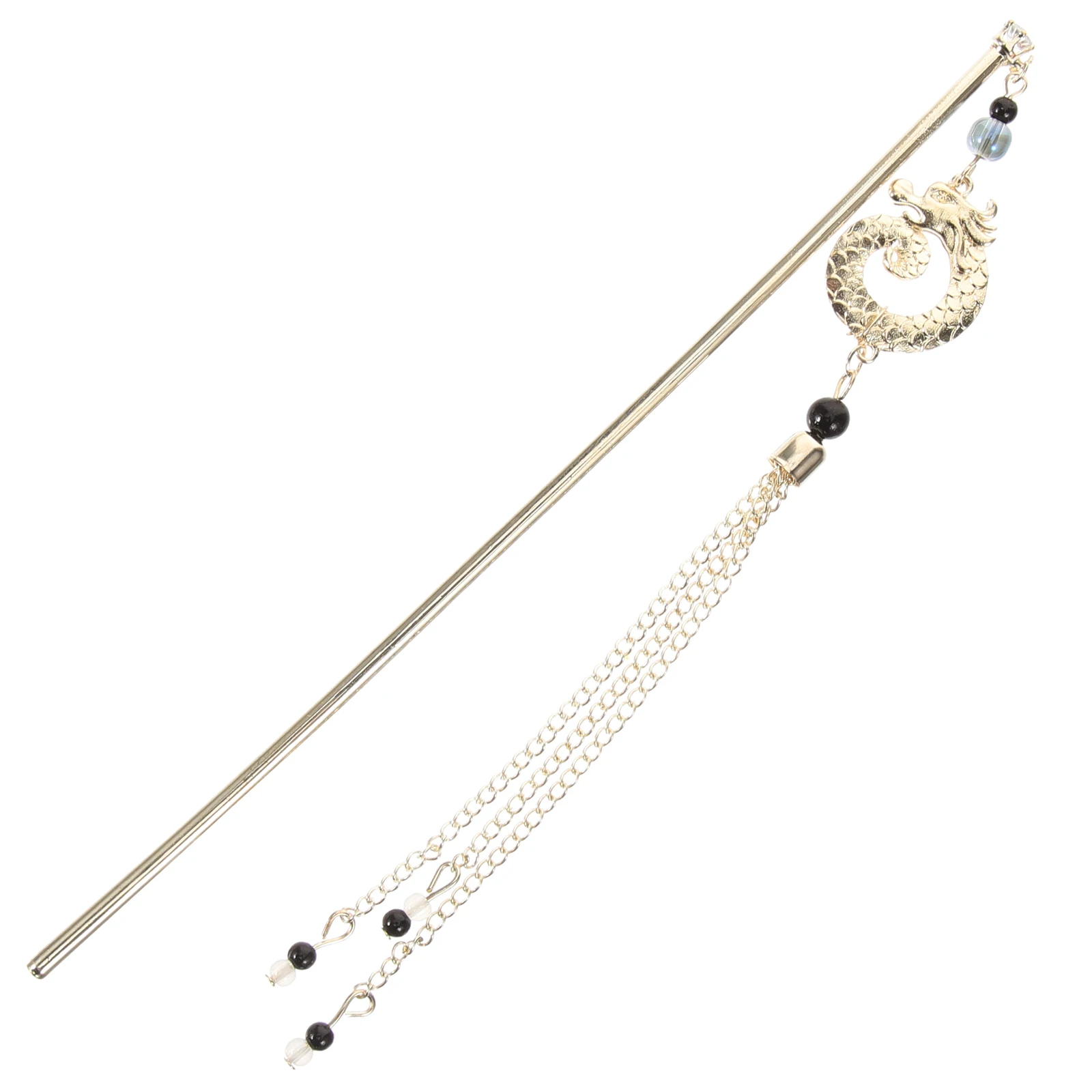 Dragon Tassel Hairpin Ancient Chinese Style Metal Zodiac Hair Stick For Wedding Party Cosplay Women Hair Accessories
Dragon Tassel Hairpin Ancient Chinese Style Metal Zodiac Hair Stick For Wedding Party Cosplay Women Hair Accessories