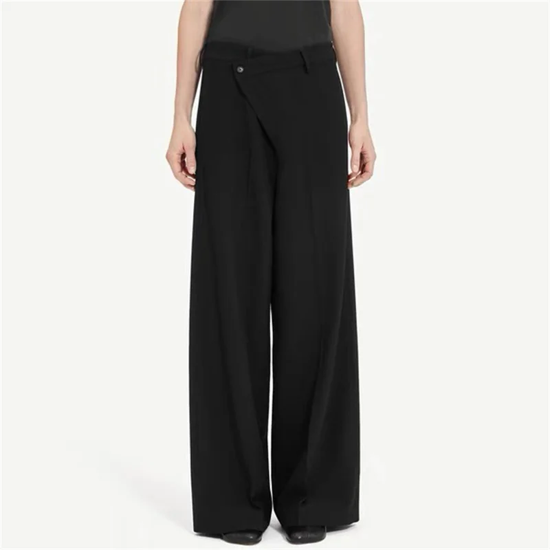 Women's pants New low rise slim fit straight leg pants for summer 2025 Asymmetric waist suit pants Wide leg pants y2k trousers
Women's pants New low rise slim fit straight leg pants for summer 2025 Asymmetric waist suit pants Wide leg pants y2k trousers