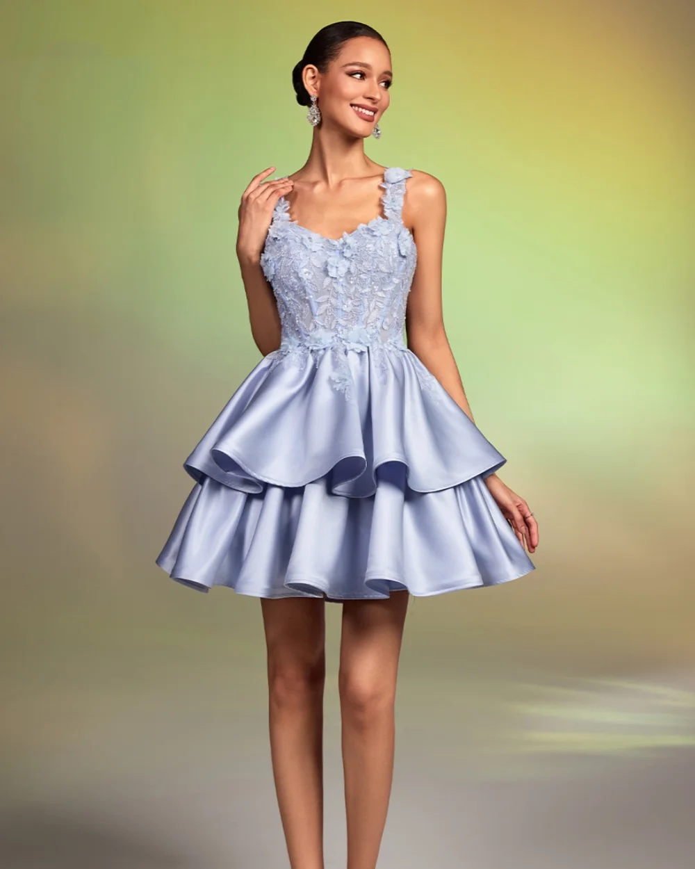 Customized Elegant Women Jersey Applique Sequined A-Line Evening Dresses Classic Off-the-shoulder Sleeveless Knee Length Dresses
Customized Elegant Women Jersey Applique Sequined A-Line Evening Dresses Classic Off-the-shoulder Sleeveless Knee Length Dresses