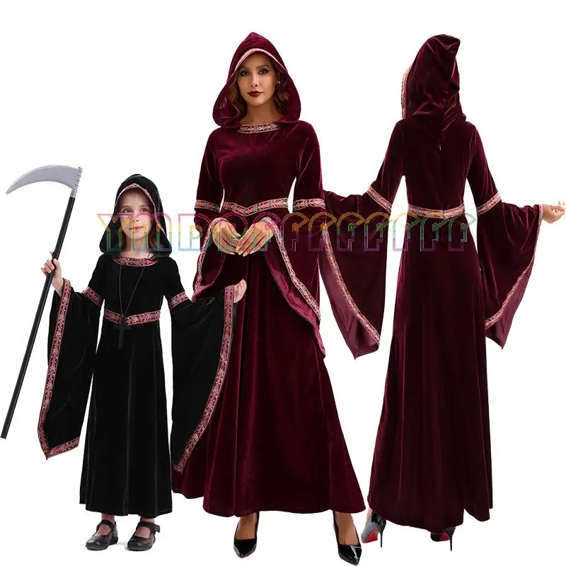 New Medieval Wine Red Ghost Cosplay Dress Halloween Party Carnival Easter Dress Up Hot Selling
New Medieval Wine Red Ghost Cosplay Dress Halloween Party Carnival Easter Dress Up Hot Selling