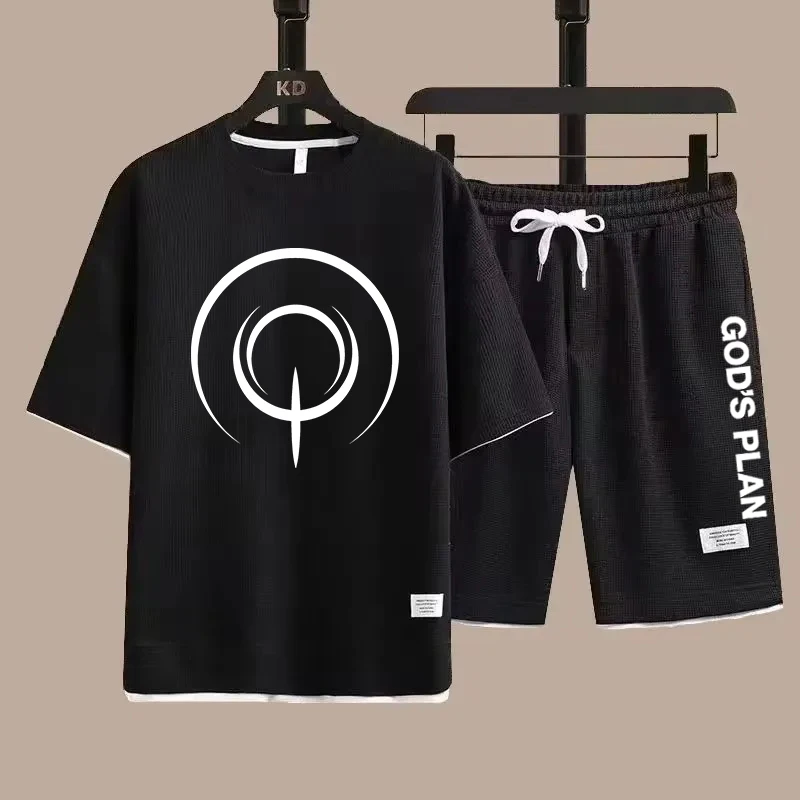 Summer Men's Waffle Suit Casual T-Shirt & Shorts Set Men's Sportswear Solid Color Suit Tracksuit Loose Fit Two-Piece Set
Summer Men's Waffle Suit Casual T-Shirt & Shorts Set Men's Sportswear Solid Color Suit Tracksuit Loose Fit Two-Piece Set