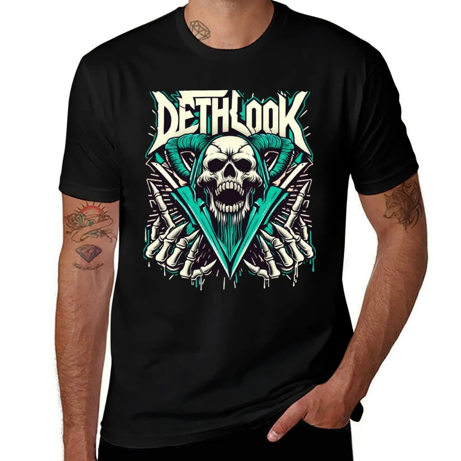 Dethklok The Dethlook Skull T-Shirt black cotton t-shirt plain for man package T-Shirt
Dethklok The Dethlook Skull T-Shirt black cotton t-shirt plain for man package T-Shirt
