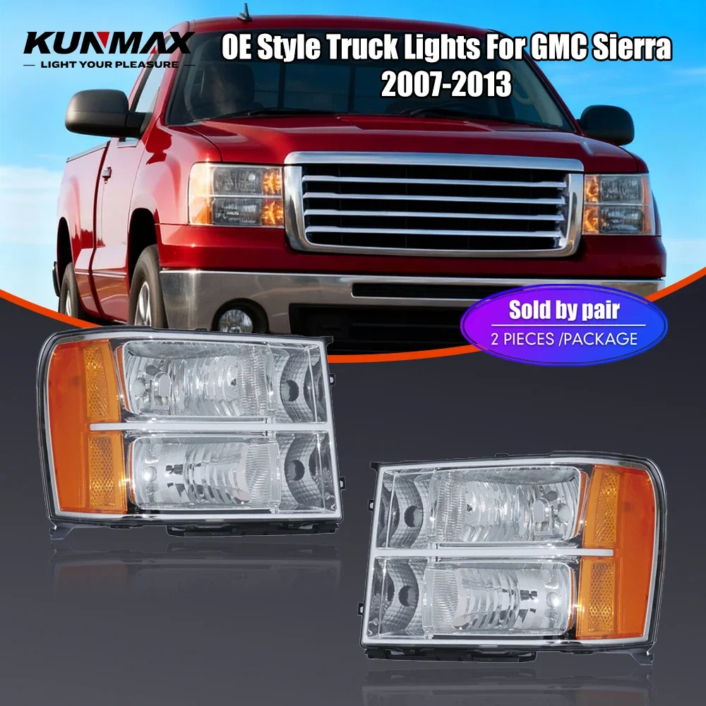 2PCs LED Projector Headlight Assembly For GMC Sierra 2007-2013 Factory OE Style Truck Lights Turning Signal Front Headlamp
2PCs LED Projector Headlight Assembly For GMC Sierra 2007-2013 Factory OE Style Truck Lights Turning Signal Front Headlamp