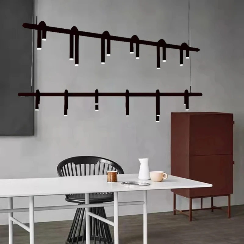American style Black U-shaped creativity Rectangular LED Chandelier lustre Hanging Ceiling for living room Decorative
American style Black U-shaped creativity Rectangular LED Chandelier lustre Hanging Ceiling for living room Decorative