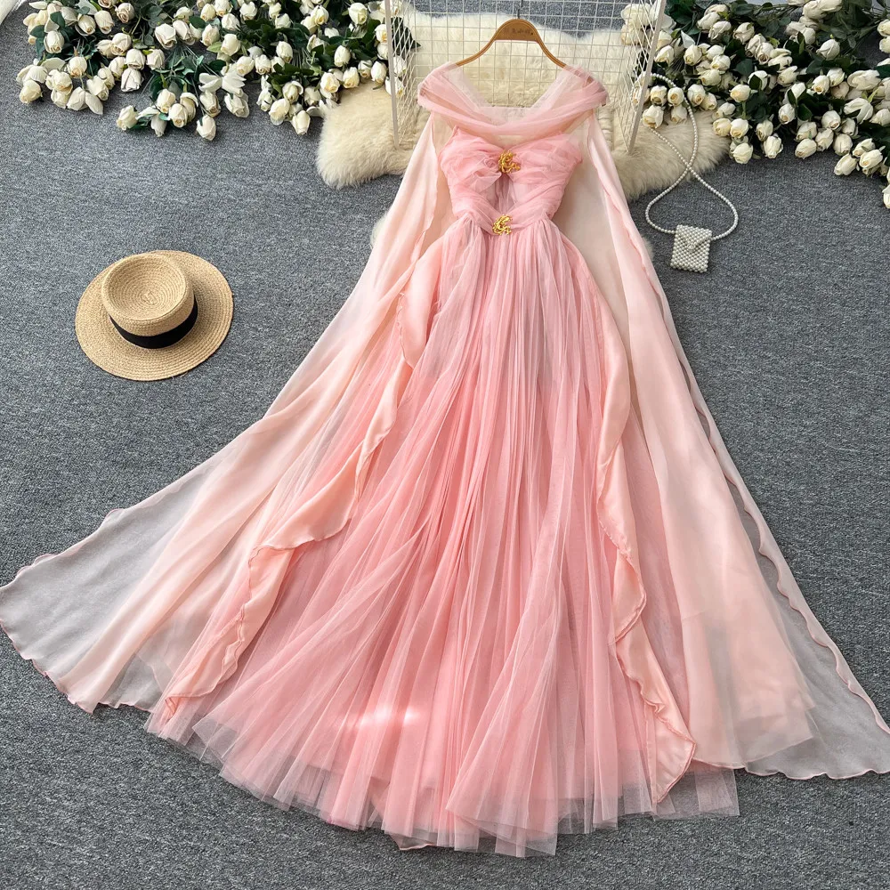 Long Dress Women Gown Dresses Beach Vestidos Y2k Streetwear Elegant Splice Party Night Halter Sleeveless Sweet Tight Waist 2026
Long Dress Women Gown Dresses Beach Vestidos Y2k Streetwear Elegant Splice Party Night Halter Sleeveless Sweet Tight Waist 2026