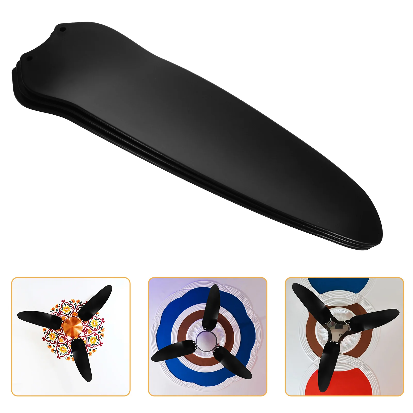 3Pcs Ceiling Fan Blades Plastic Replacement Parts Durable Fan Blades Set Universal Spare Parts Accessories Home Office 
3Pcs Ceiling Fan Blades Plastic Replacement Parts Durable Fan Blades Set Universal Spare Parts Accessories Home Office
