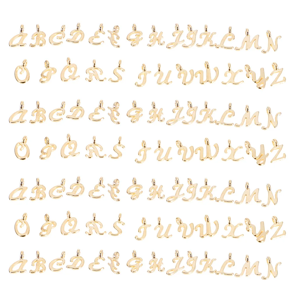 104pcs Letter Pendant Accessories Alloy Diy Jewelry Charms Alphabet Charms For Necklace Bracelet Keychain Crafts
104pcs Letter Pendant Accessories Alloy Diy Jewelry Charms Alphabet Charms For Necklace Bracelet Keychain Crafts