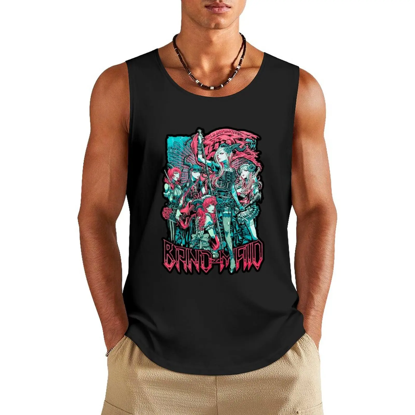 Best Art Band Maid Design Tank Top t-shirts for men quick-drying t-shirt Vest male vest for men
Best Art Band Maid Design Tank Top t-shirts for men quick-drying t-shirt Vest male vest for men