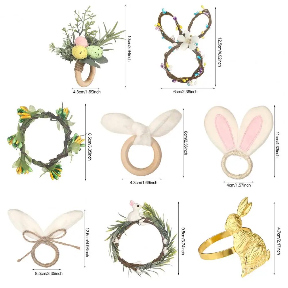 Easter Table Decor Spring Themed Bunny Napkin Rings for Easter Dinner Party Table Decorations Rabbit Ear Napkin for Banquet
Easter Table Decor Spring Themed Bunny Napkin Rings for Easter Dinner Party Table Decorations Rabbit Ear Napkin for Banquet