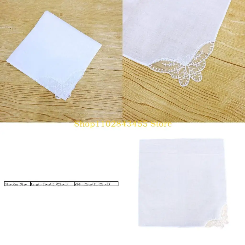 49MC 28X28CM Lace Handkerchief White Scarf for Women Girl Hair Bandanas Pocket Towel Headband Women Headpiece Headscarf
49MC 28X28CM Lace Handkerchief White Scarf for Women Girl Hair Bandanas Pocket Towel Headband Women Headpiece Headscarf