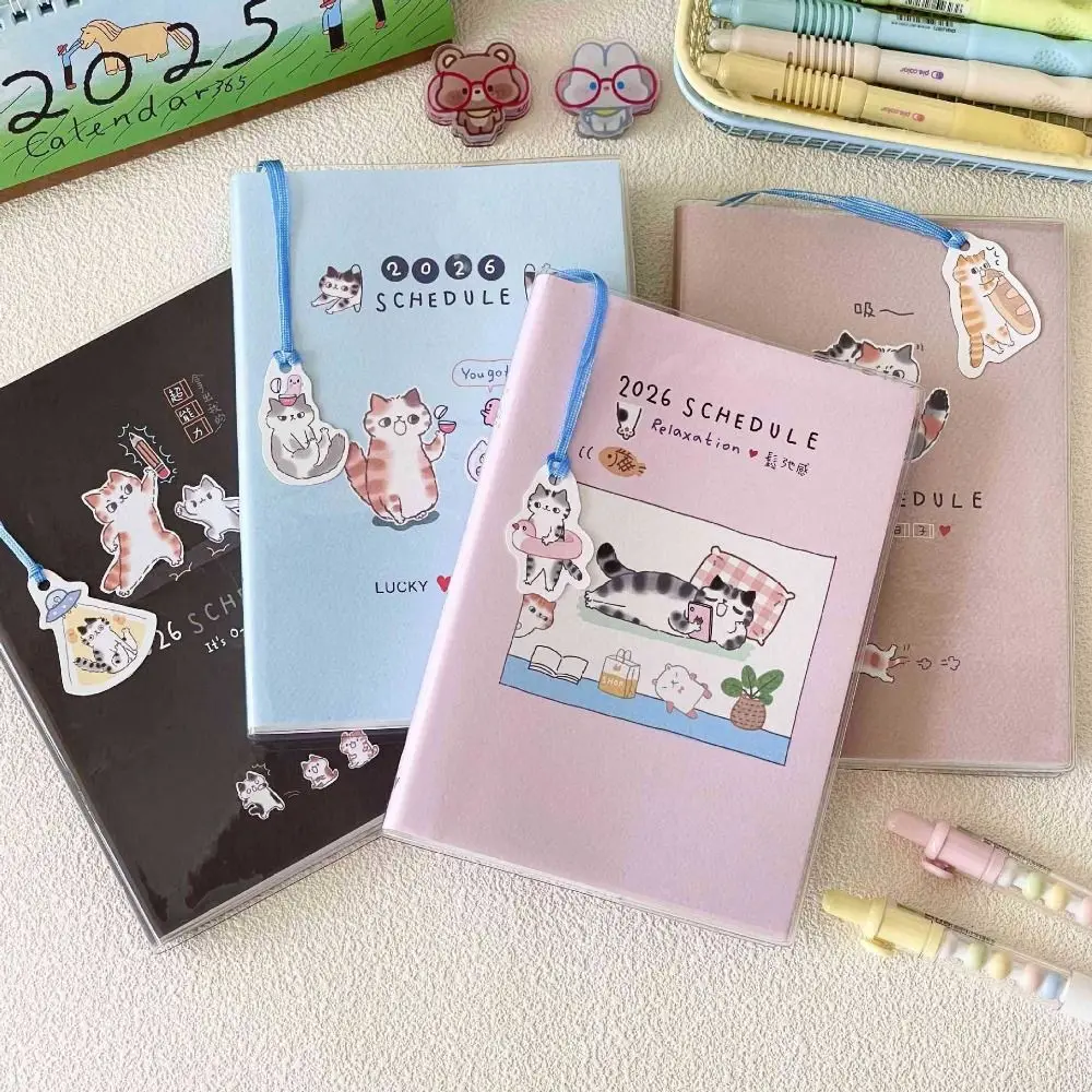 Cartoon Cute Kitten Illustration 2026 Planner with Calendar To Do List B6 Notebook Appointment Book Students
Cartoon Cute Kitten Illustration 2026 Planner with Calendar To Do List B6 Notebook Appointment Book Students
